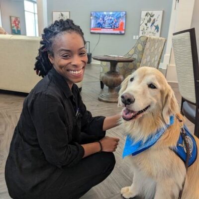 Meet Job! Pet therapy Dog